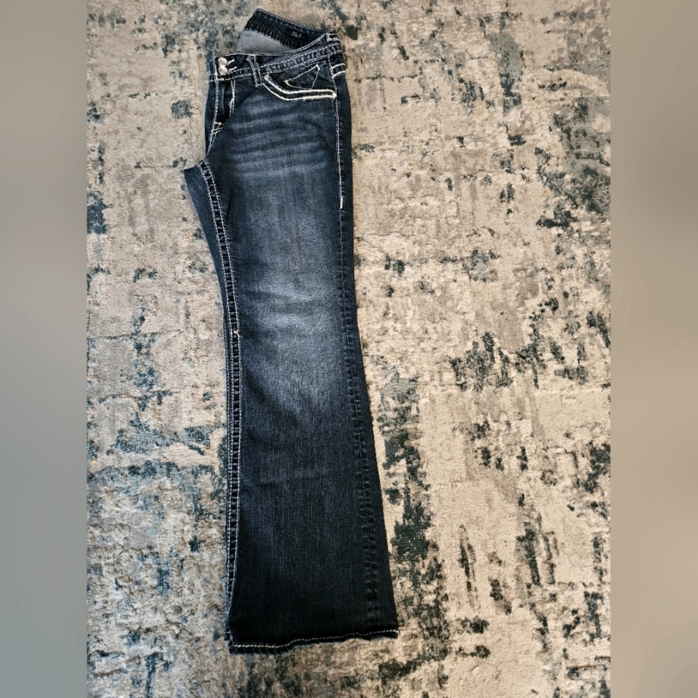 Women's vigoss jeans sz 14/33 low rise bootcut